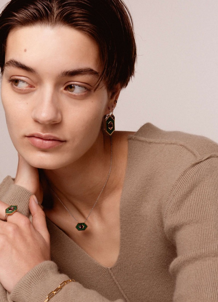 TI SENTO - Milano Earrings gold plated 7945PU_H