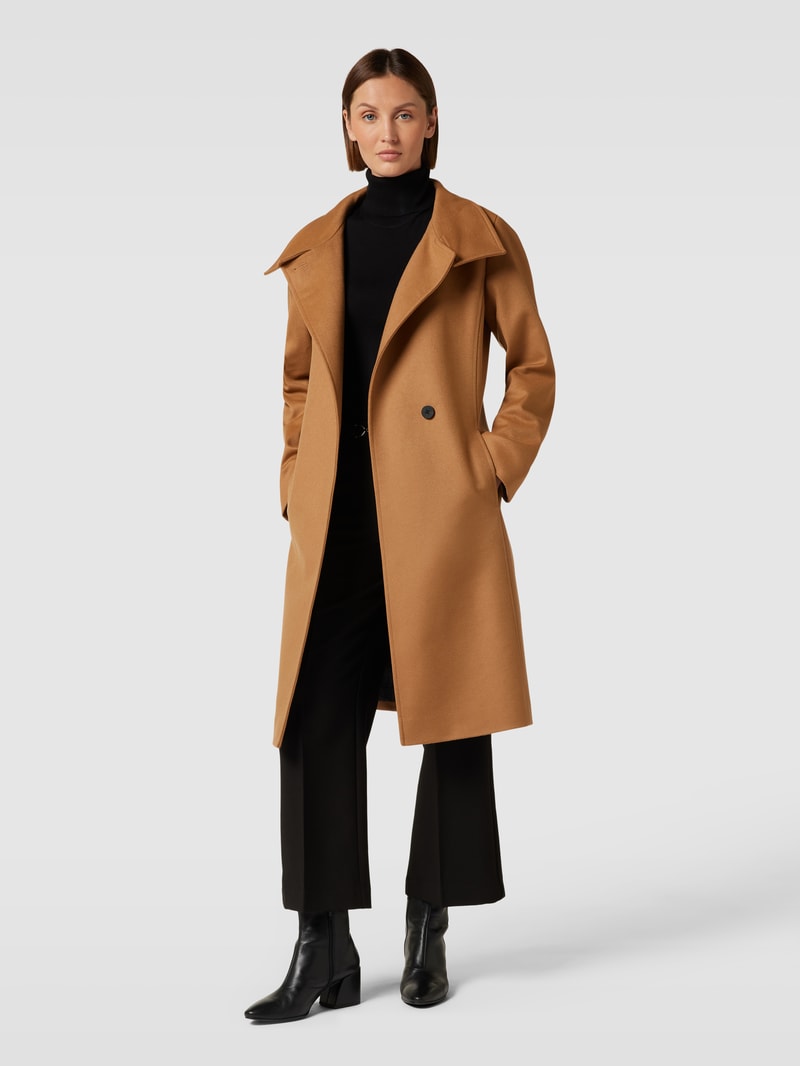 Mantel mit Kaschmir-Anteil Modell 'MORINNA' in camel