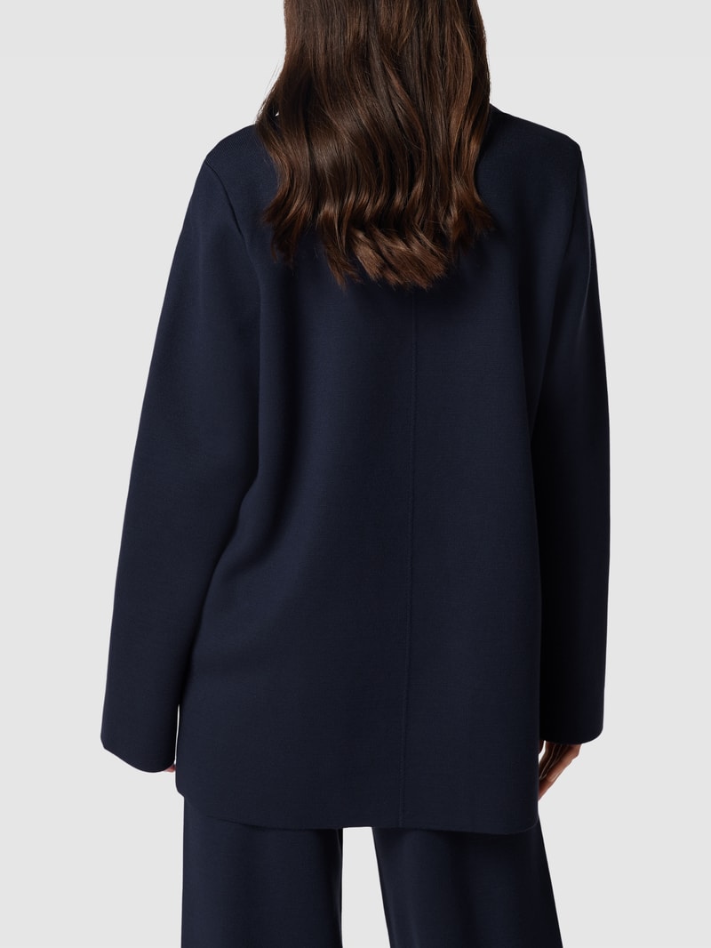 Blazer mit Reverskragen Modell 'DOUBLE BUTTONED BLAZER' in marineblau