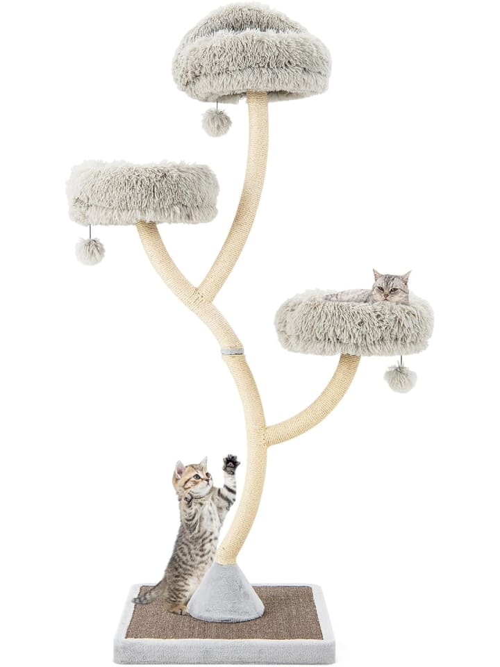 COSTWAY 178 cm Katzenbaum in Grau günstig kaufen onesize