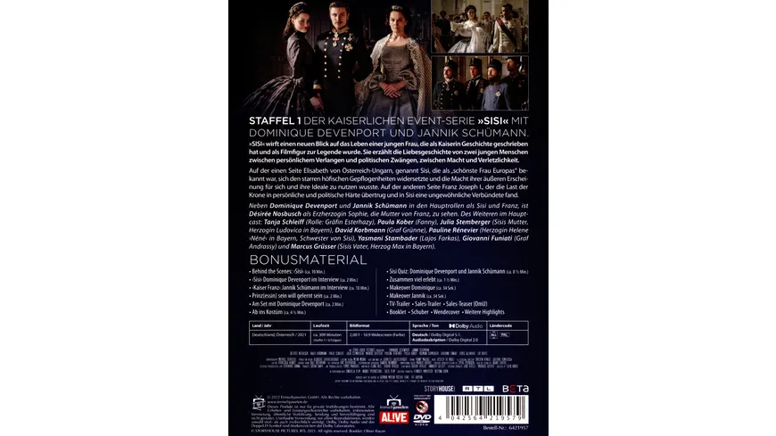 Sisi - Staffel 1 (alle 6 Teile) (Filmjuwelen) (2 DVDs)