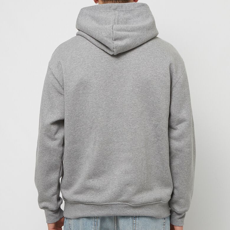 JORDAN Essential Fleece Pullover carbon heather/white
