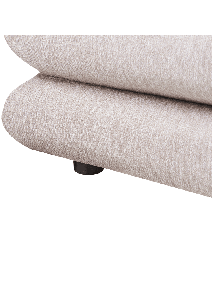 Beliani Doppelbett LAVARDENS in Beige/Schwarz - (W) 181 x (H) 107 x (L) 222 cm günstig kaufen onesize