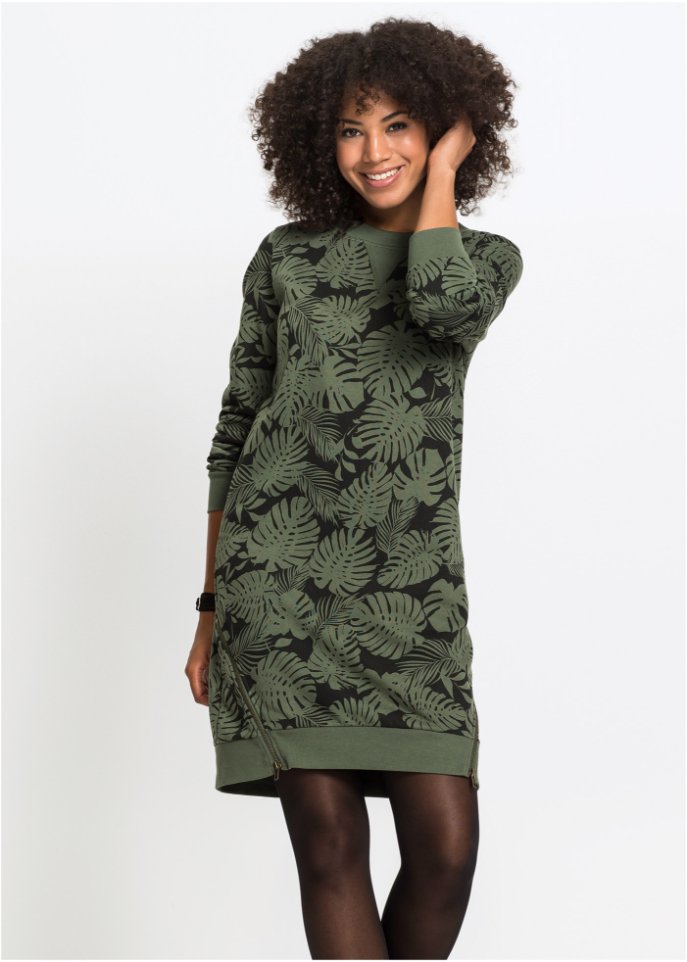 Sweatkleid, bedruckt