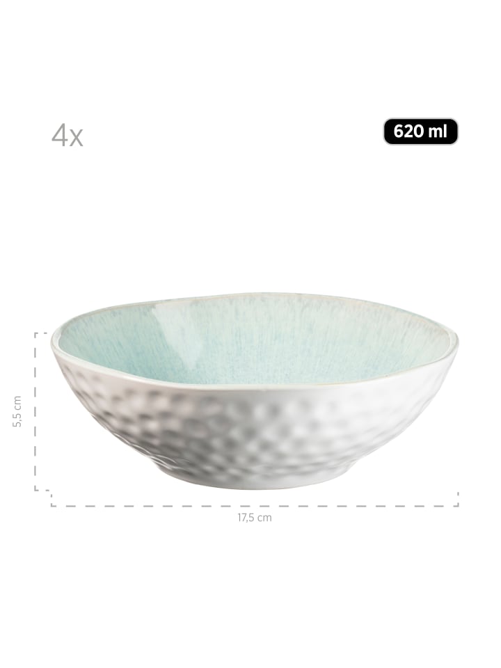 Mäser Kombiservice, Steinzeug Frozen in Grün günstig kaufen onesize