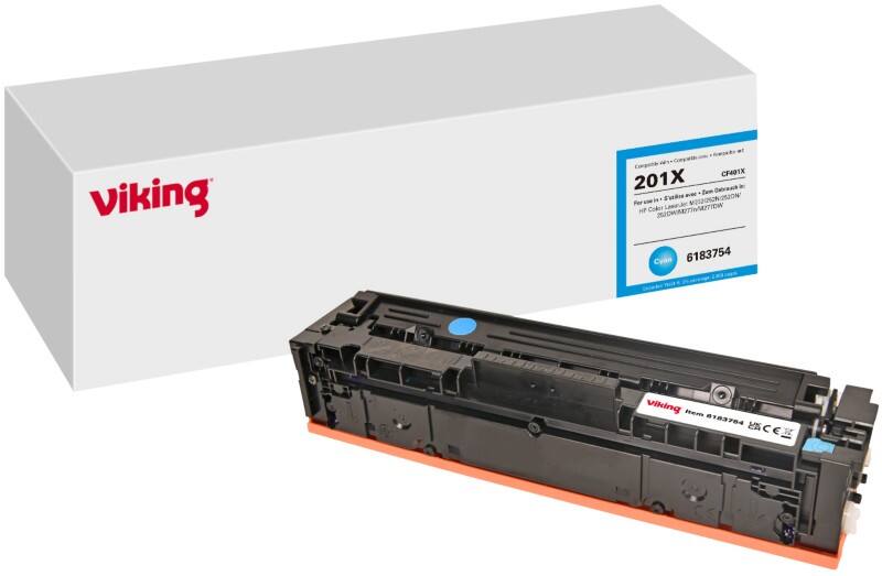 Viking 201X Kompatibel HP Tonerkartusche CF401X Cyan
