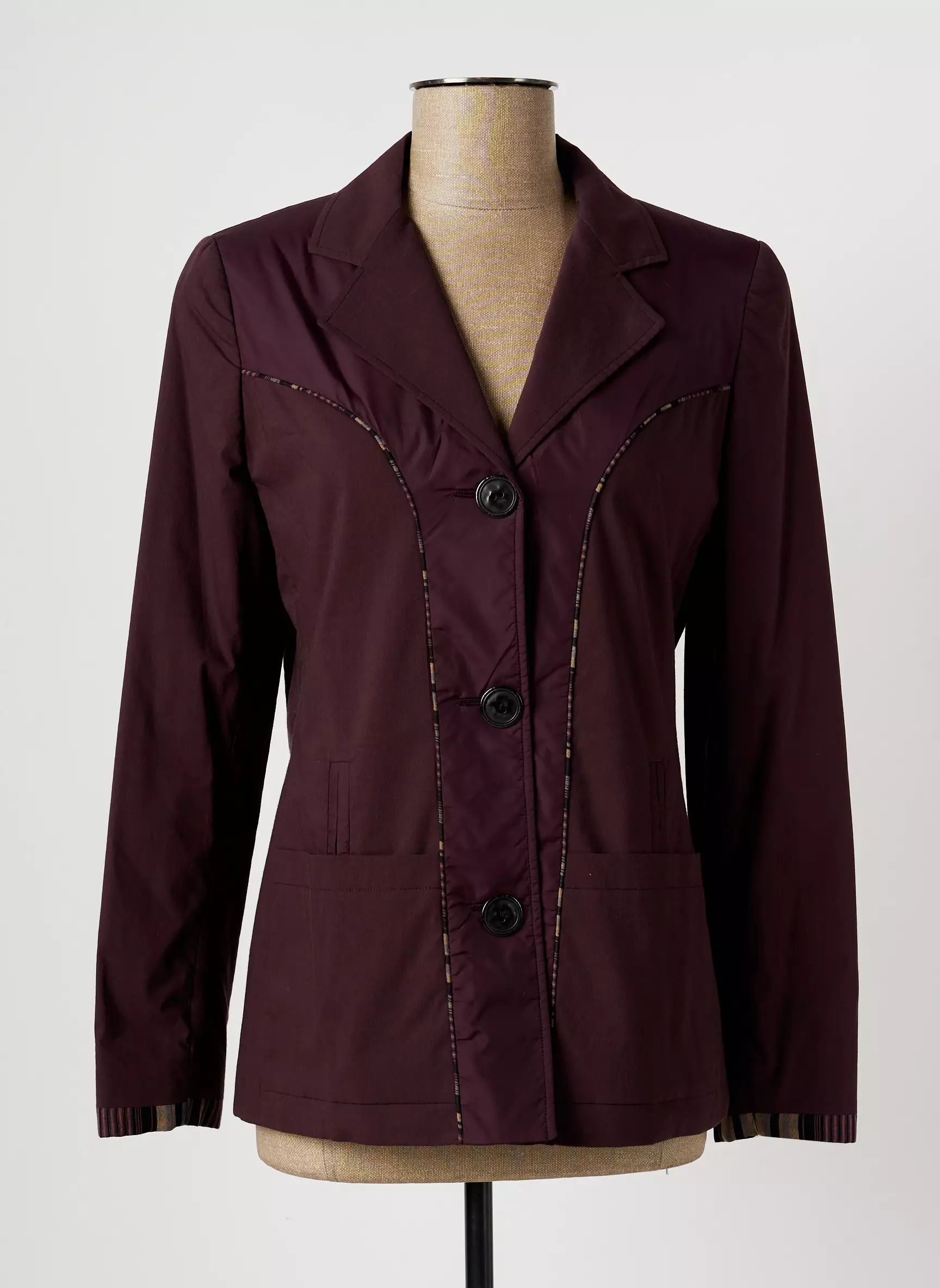 Claude Bauer Vestecasual Femme couleur violet