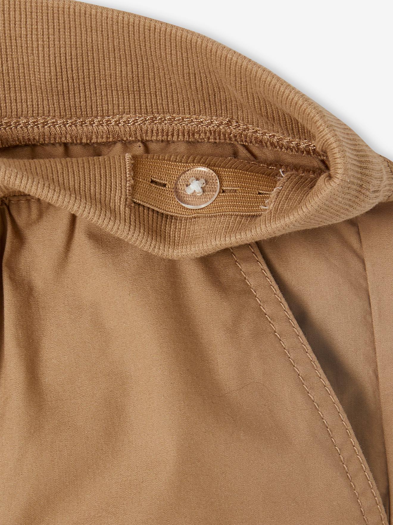 Vertbaudet Jungen 3/4-Shorts mit verstellbarer Länge - olivgrün
