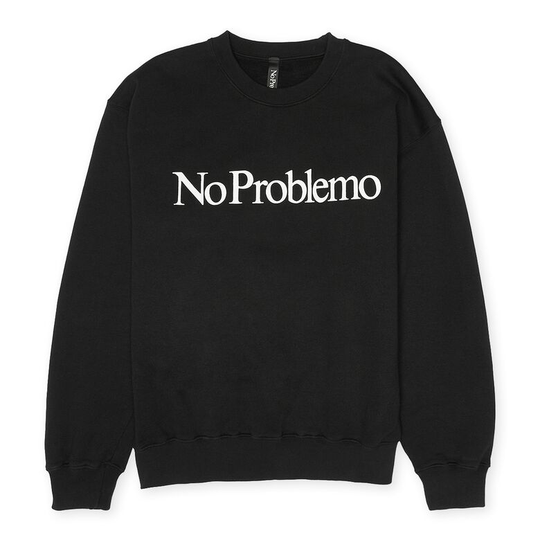 No Problemo Crewneck Sweatshirt black
