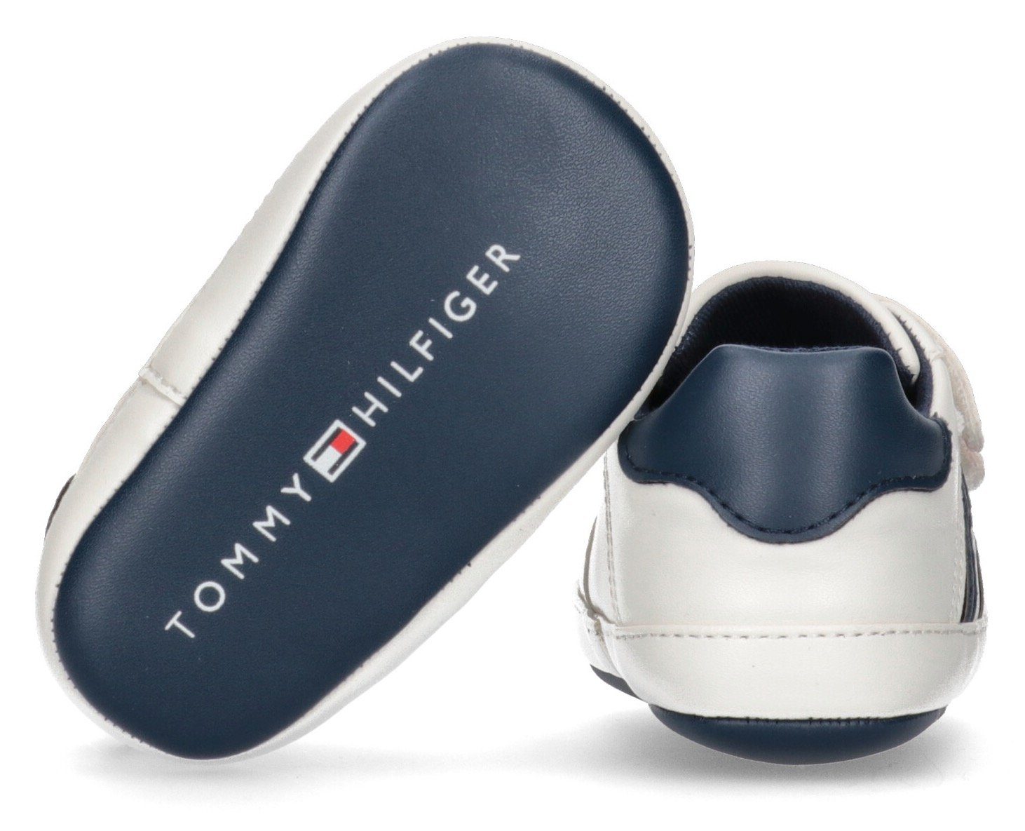 Tommy Hilfiger FLAG LOW CUT VELCRO SHOE OFF Sneaker mit Logoschriftzug