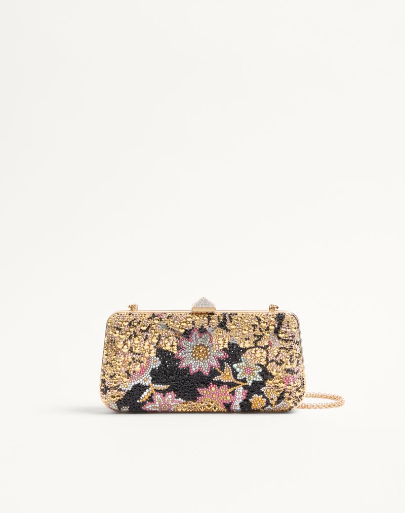 Minaudiere bærer hemmeligheder med Rhinestone Apres L'Hiver-motiv