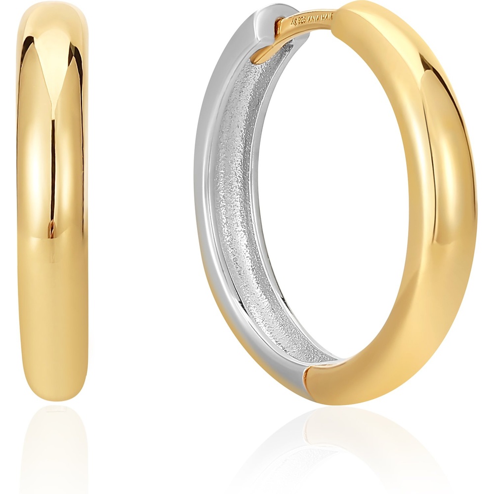Ania Haie Créoles 925 Argent Boucles d'oreilles