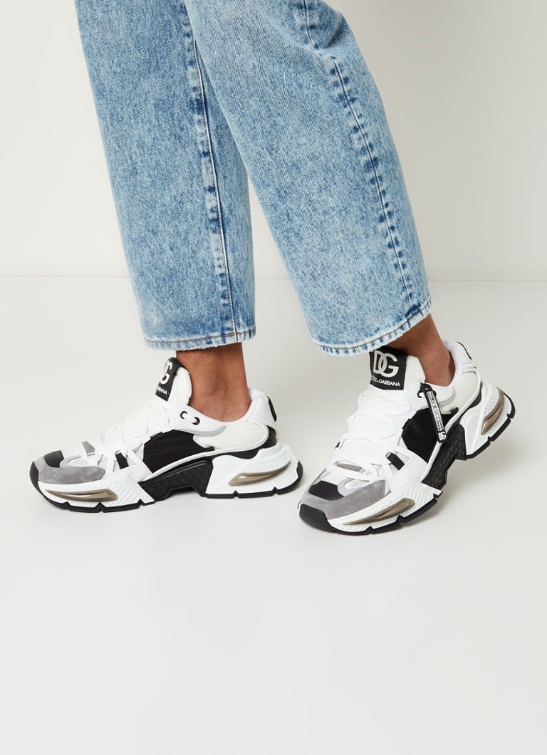 Sneakers Airmaster Dolce & Gabbana con dettagli in pelle di vitello e camoscio