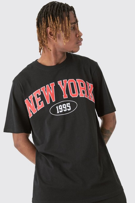Tall T-Shirt mit New York Print