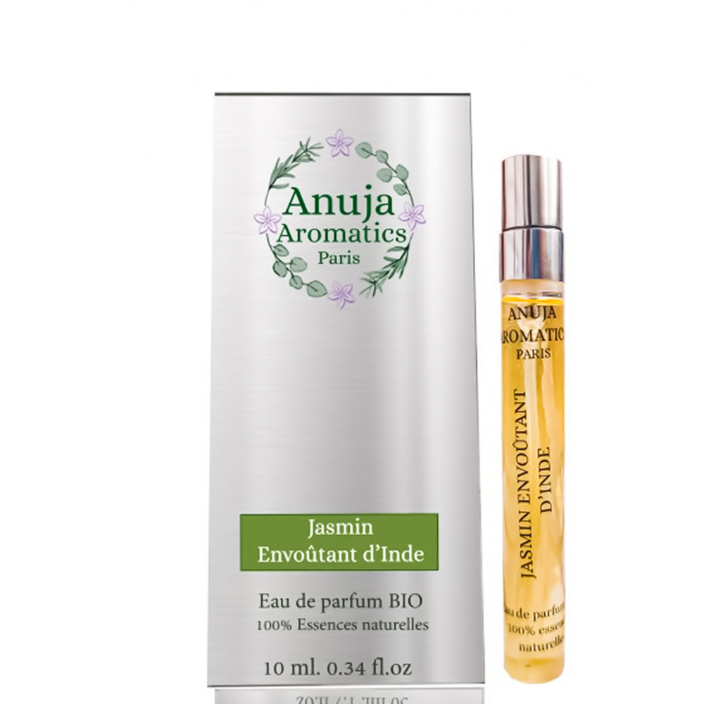 anuja aromatics Jasmin Envoûtant d'Inde Eau de Parfum Bio aux Essences 100 % Naturelles