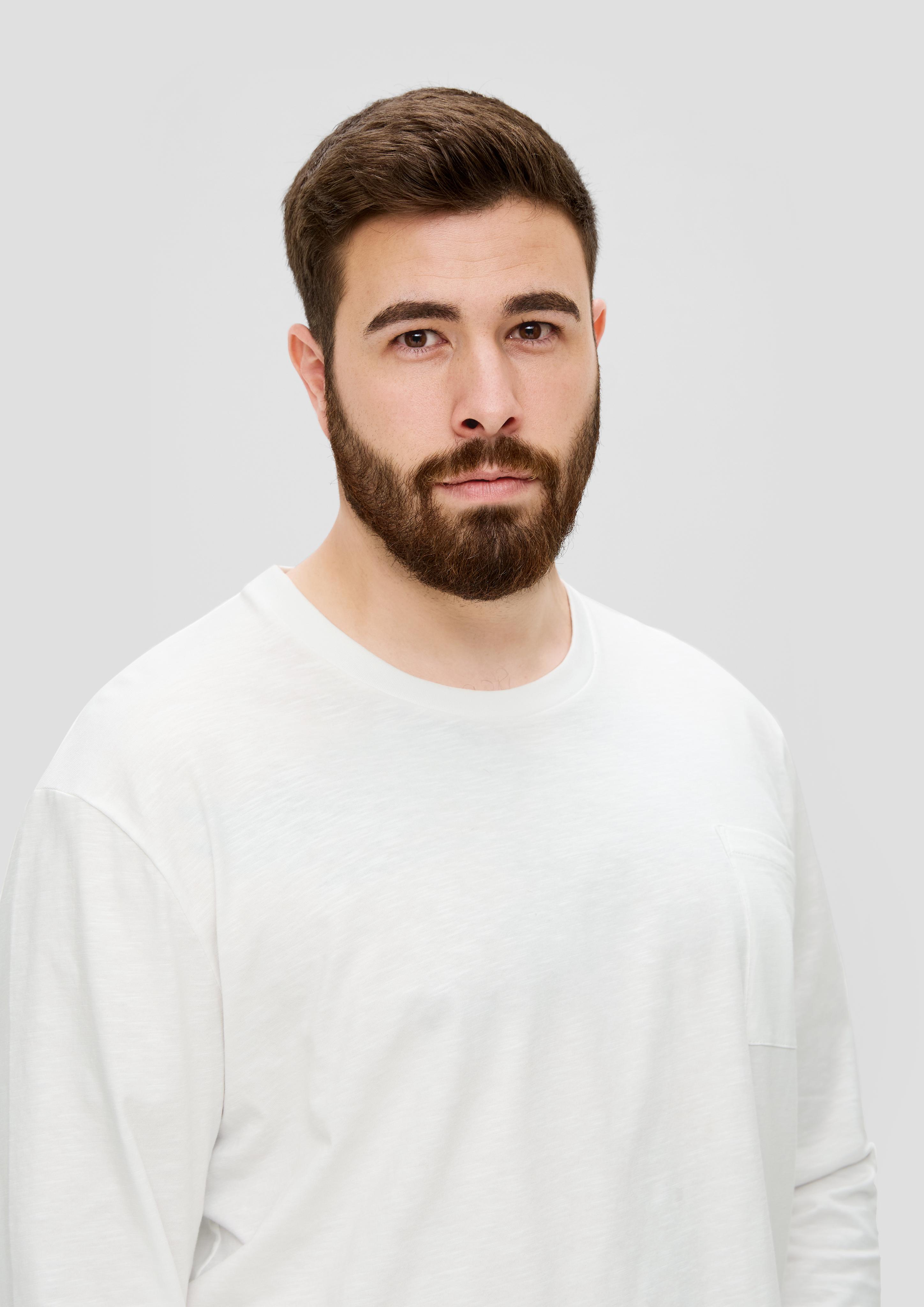 Longsleeve mit Flammgarnstruktur  2143247-0120