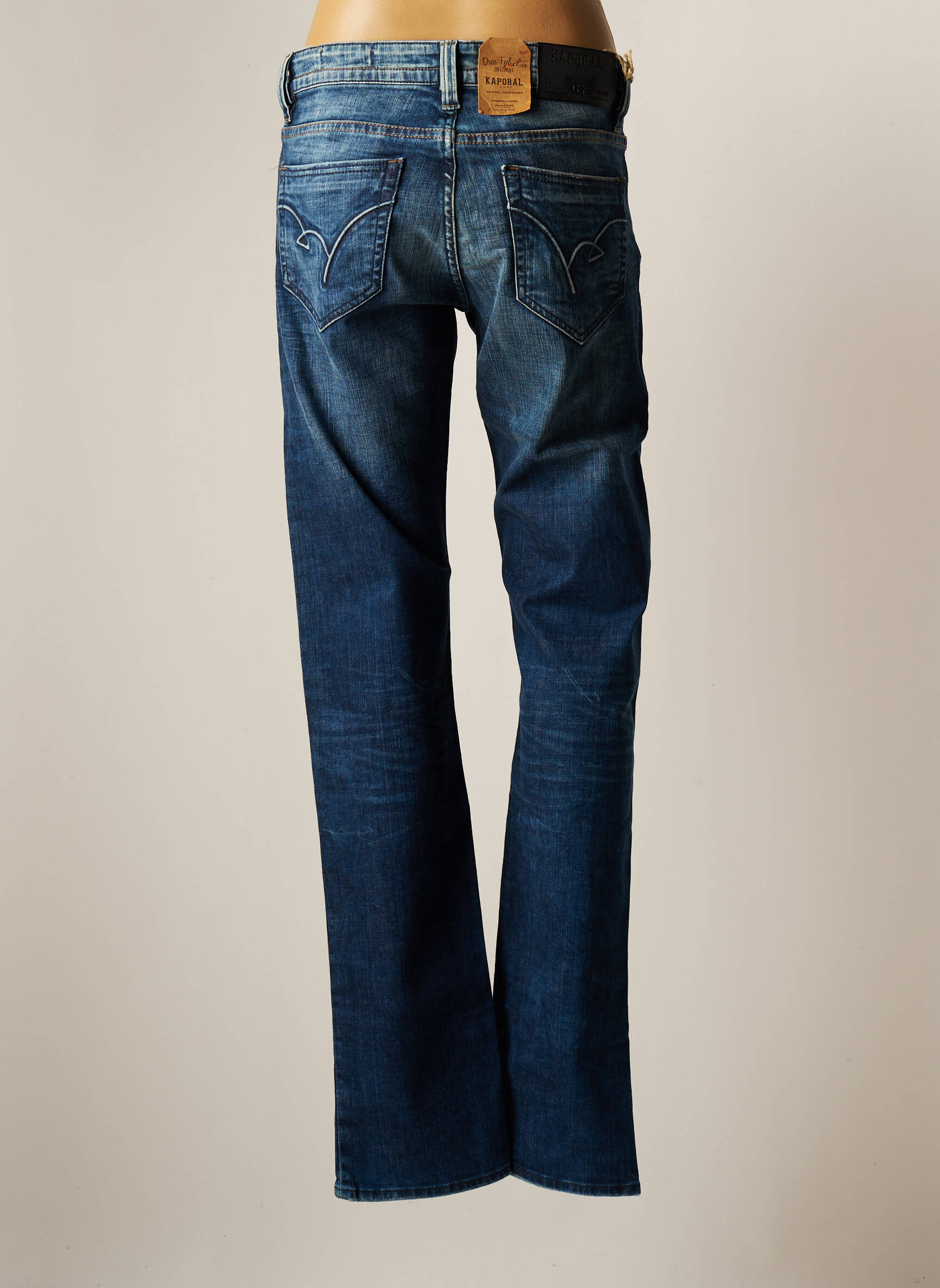 Kaporal Jeans Coupe Slim Femme couleur bleu