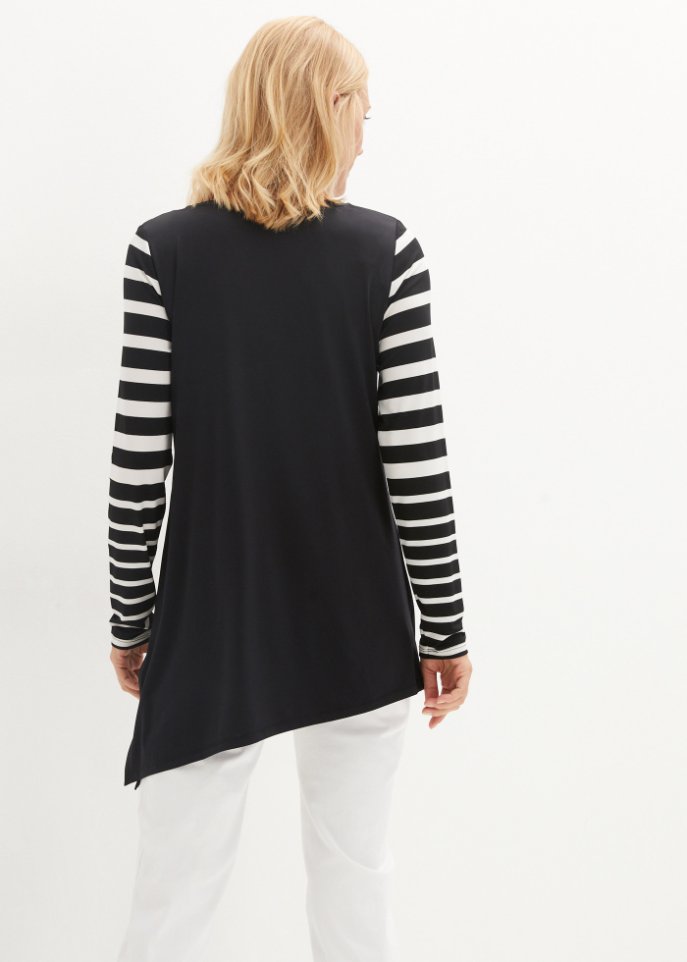 Zipfelshirt mit Streifen