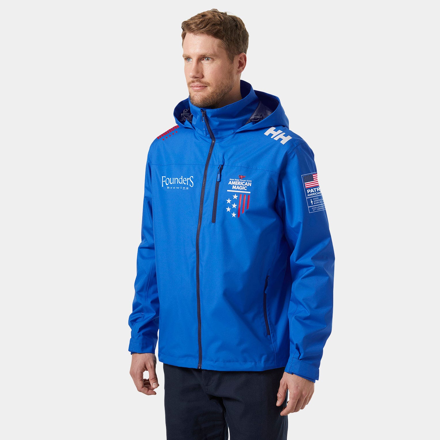 Men's American Magic Crew Hooded Sailing Jacket 2.0