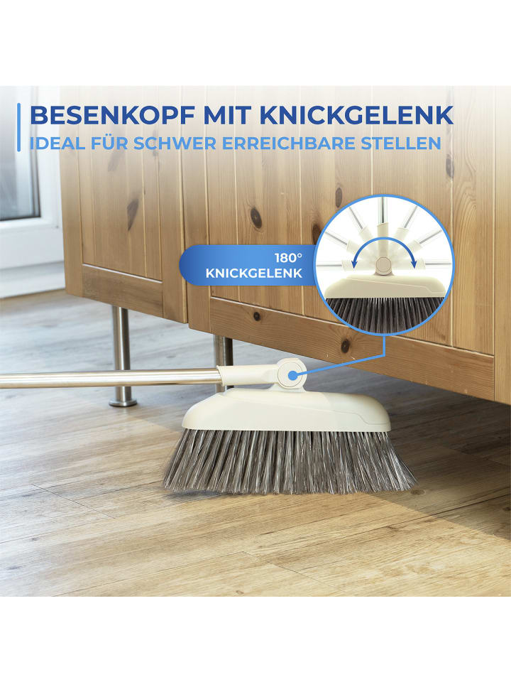 Maximex 180° drehbare Eck-Kehrgarnitur Mod. Flexi, 180° drehbare Eck-Kehrgarnitur in Grau günstig kaufen onesize