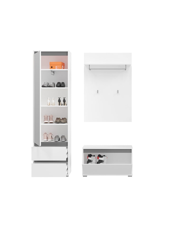 ebuy24 Weiß 146 x 35 cm günstig kaufen onesize