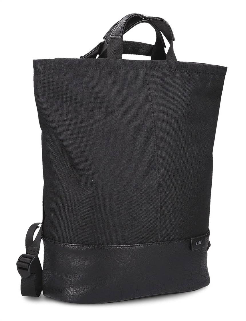 ZWEI Handtaschen schwarz Rucksack Olli OR140, black