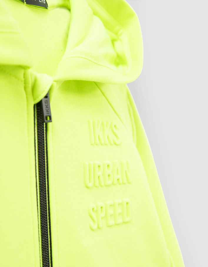 Cardigan vert fluo garçon