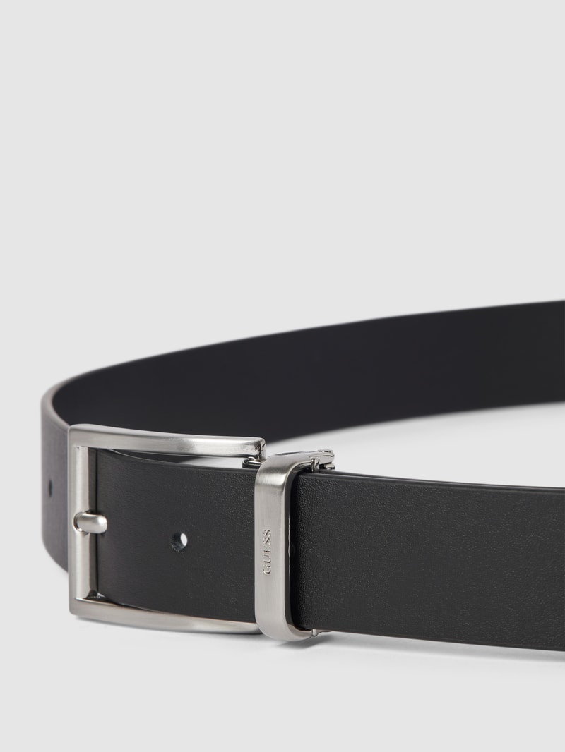 Gürtel mit Allover-Muster Modell 'ADJUSTABLE BELT' in schwarz