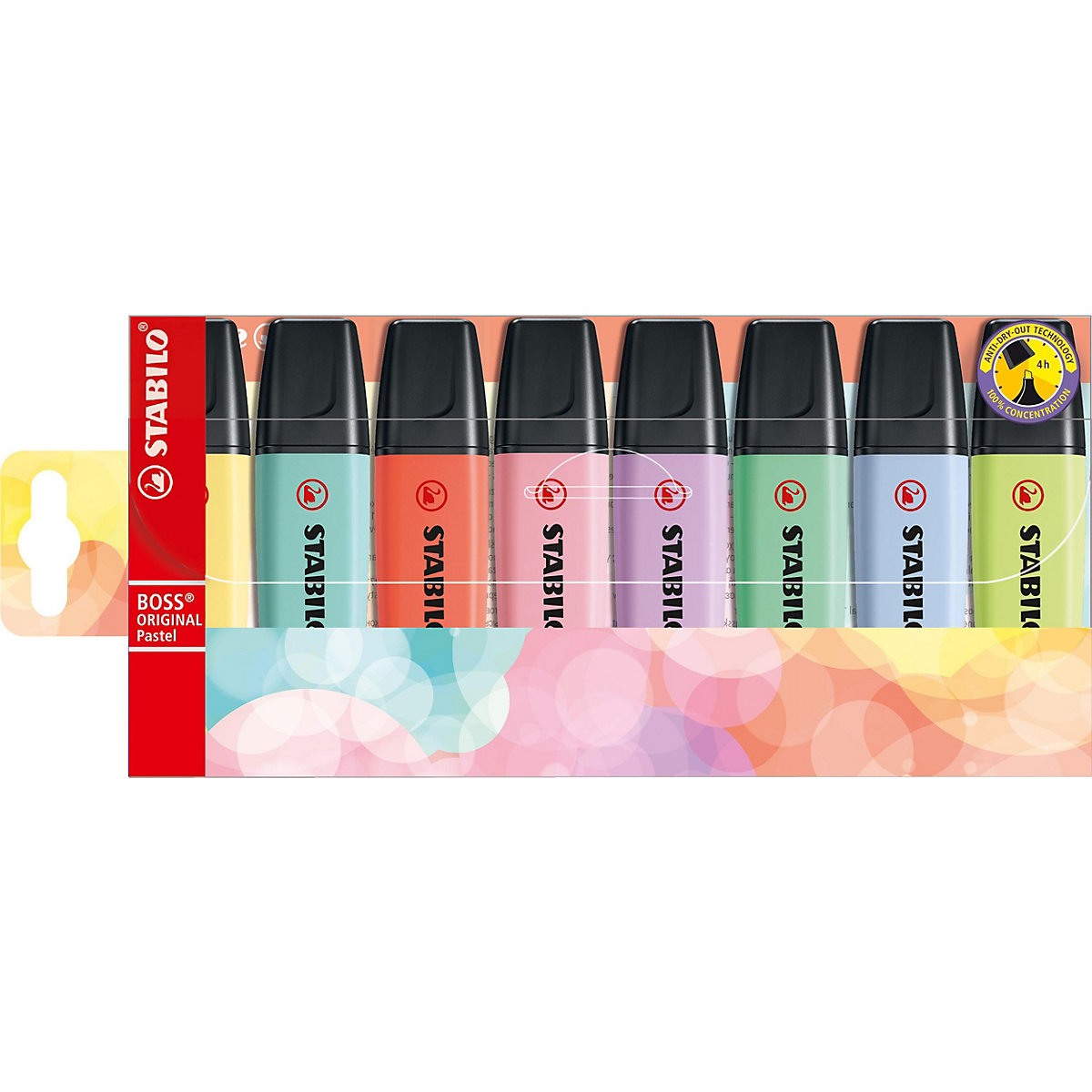 Textmarker BOSS ORIGINAL Pastel, 8 Farben