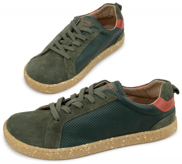 LANG.S ~ Onyx LowCut Leder ~ Green