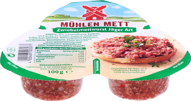 Rügenwalder Mühle Zwiebelmettwurst Jäger Art