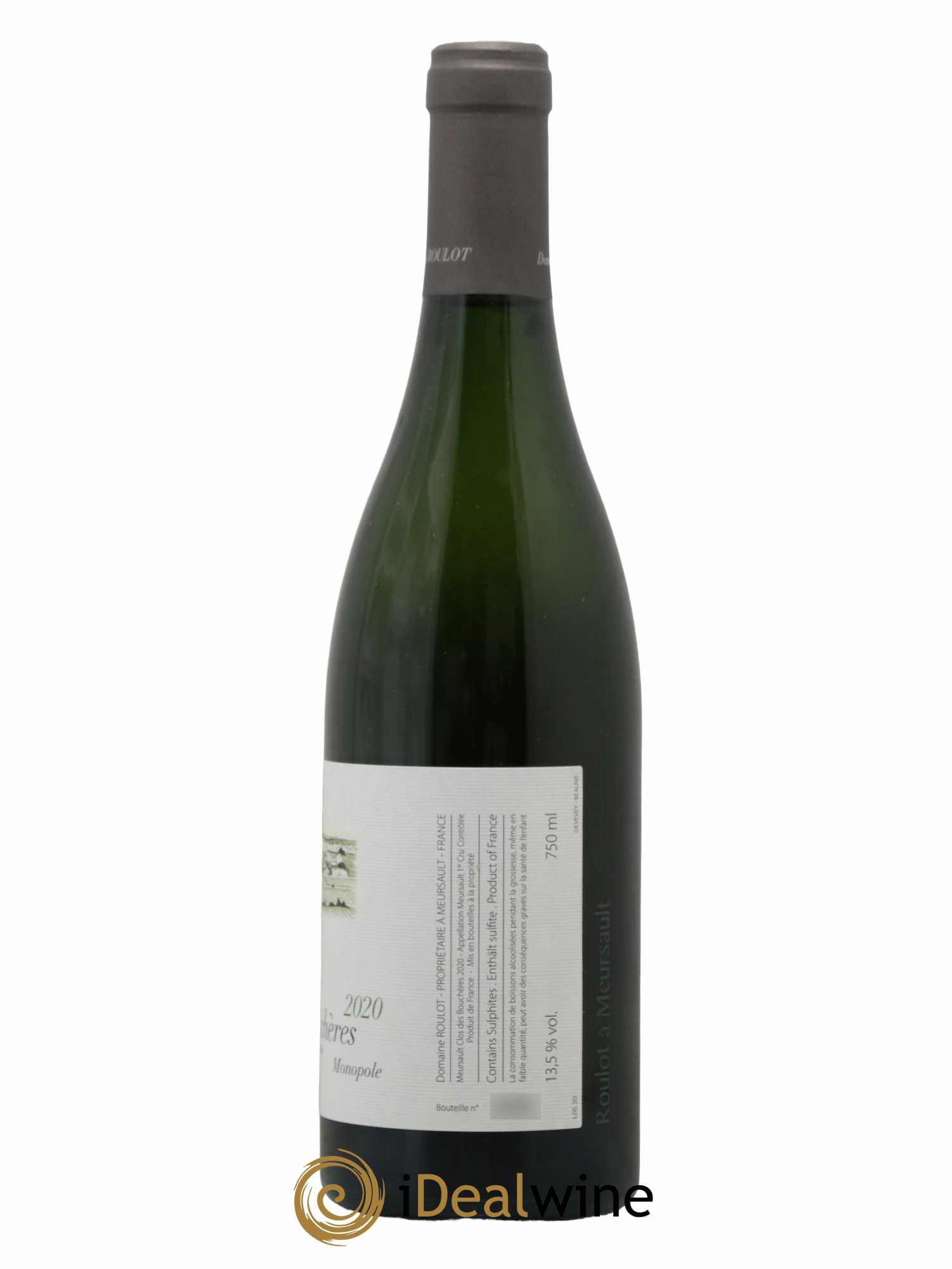 Meursault 1er Cru Clos des Bouchères Roulot (Domaine)  2020 - Lot de 1 Bouteille