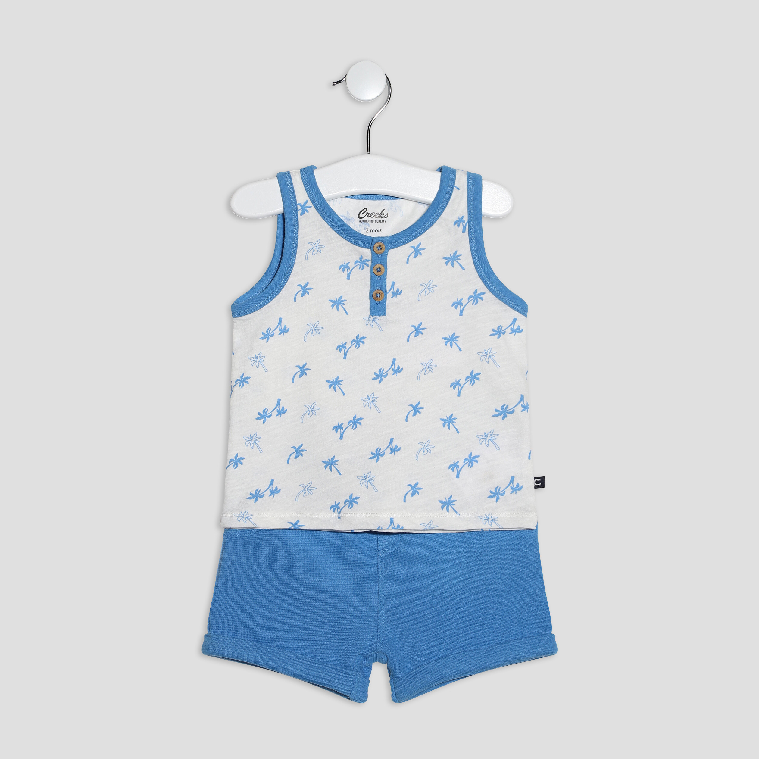 Ensemble 2 pièces ecru bébé garçon | La Halle
