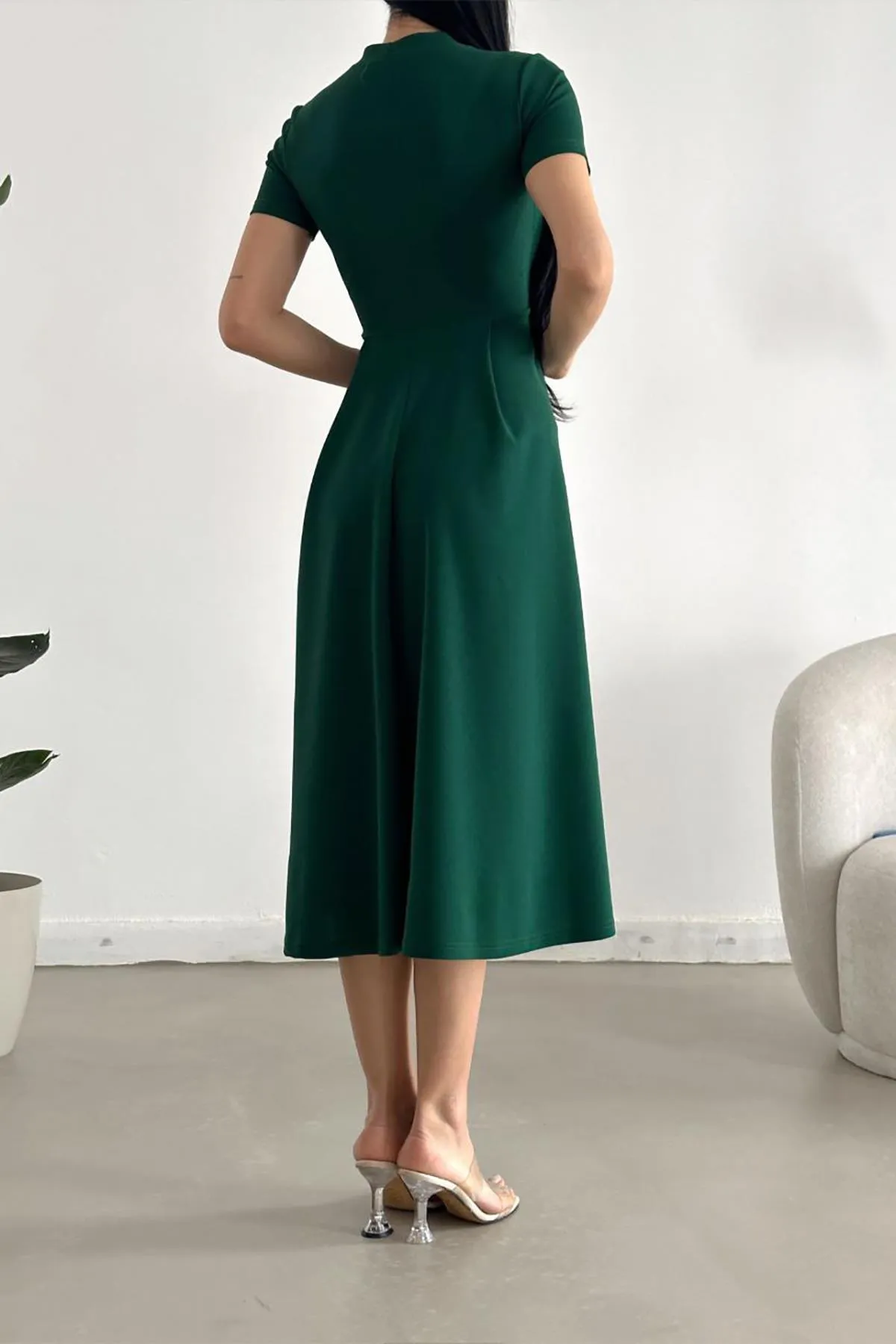 Deafox  Kleid - Grün - A-Linie