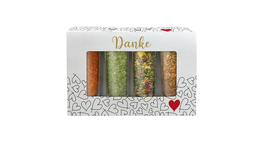 HOME by Berner Gewürzset La Vitro Geschenkbox Danke