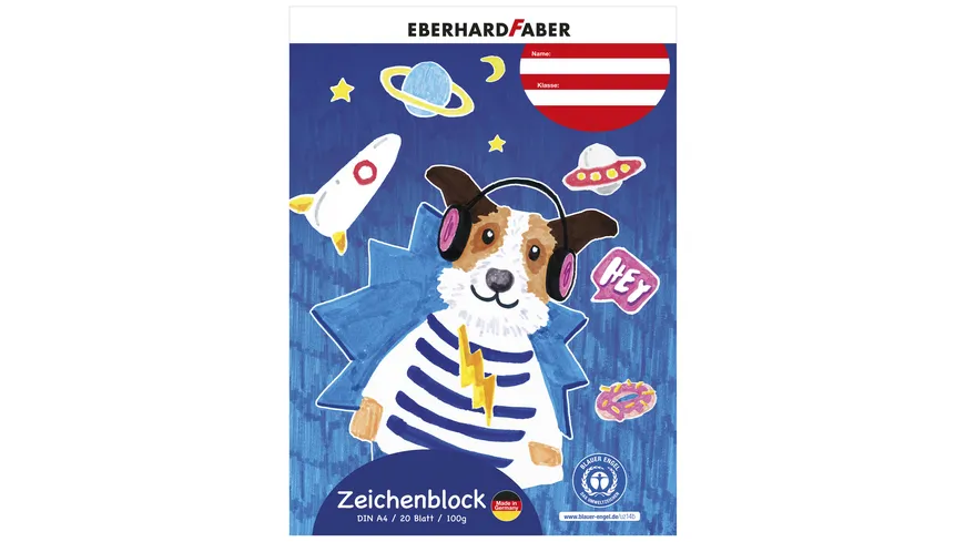 EBERHARD FABER Zeichenblock A4 20 Blatt