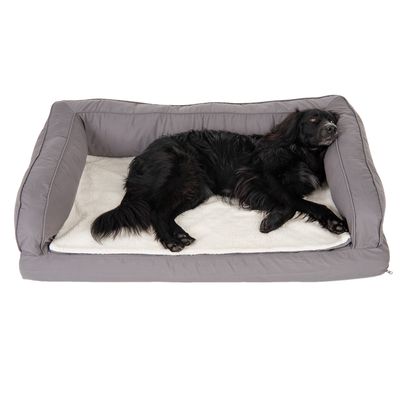Orthopädisches Hundesofa grau