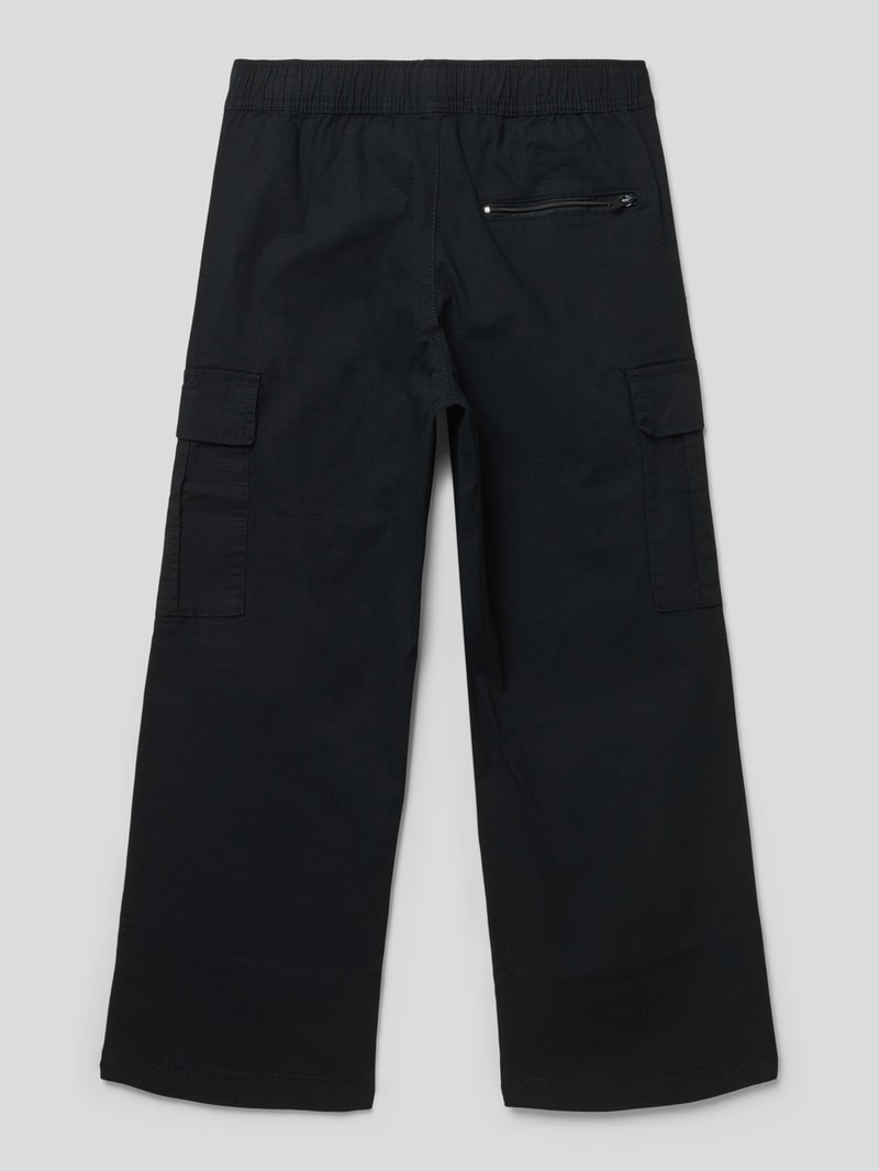 Cargohose mit Reißverschlusstaschen Modell 'BERLIN' in schwarz