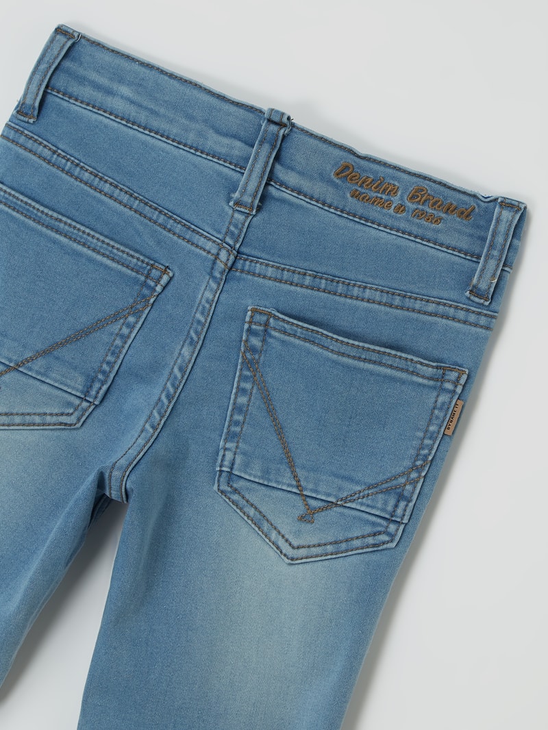 Jeans mit Stretch-Anteil Modell 'Theo' in jeans