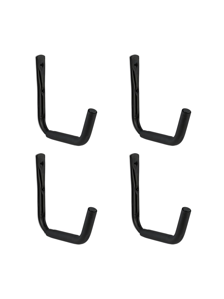 relaxdays 4 x Reifenhalter in Schwarz günstig kaufen onesize