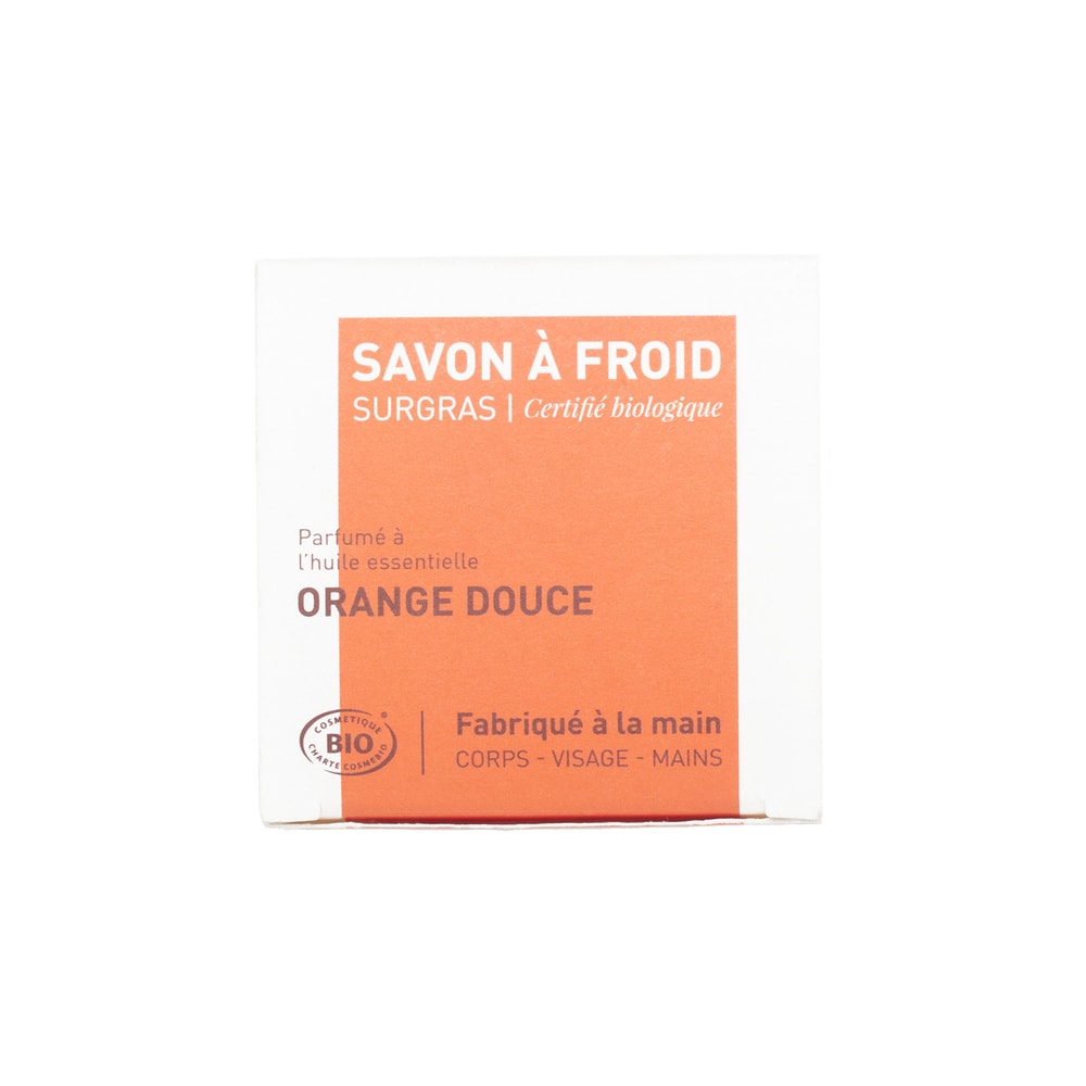 atelier populaire Orange douce | Savon à froid surgras certifié BIO Savon