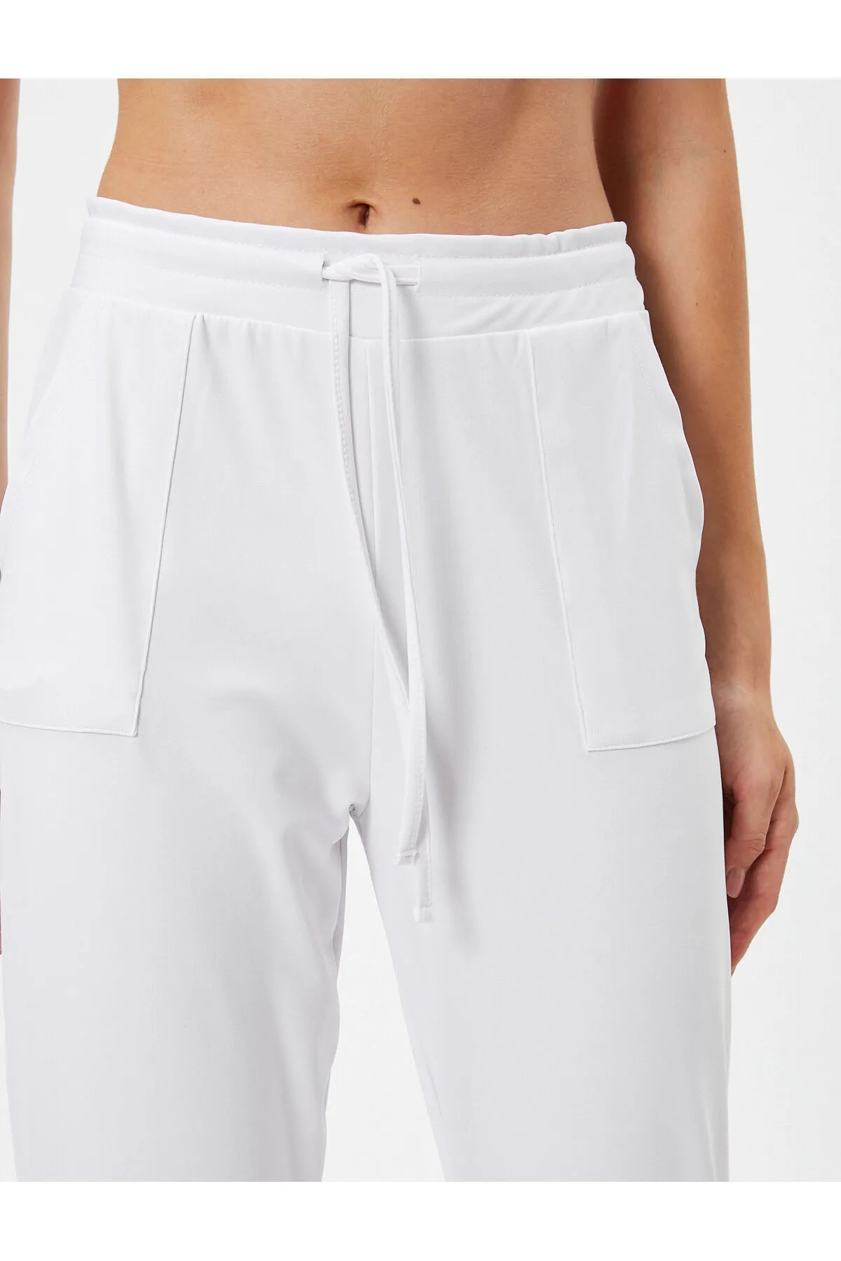 Koton  Jogger-Jogginghose mit Taschendetail und Spitzenbund