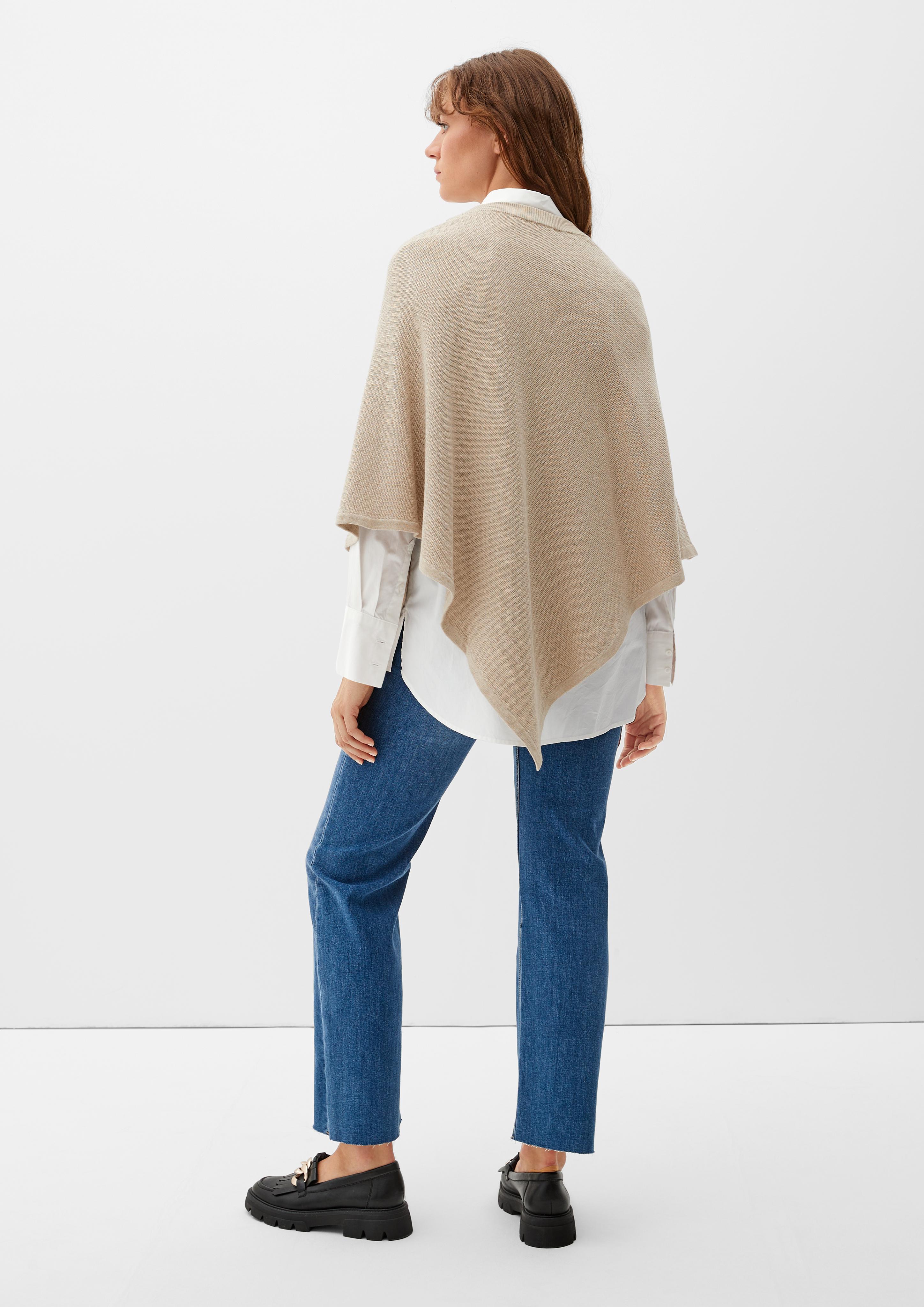 Poncho aus Baumwollmix  2119753-81W8