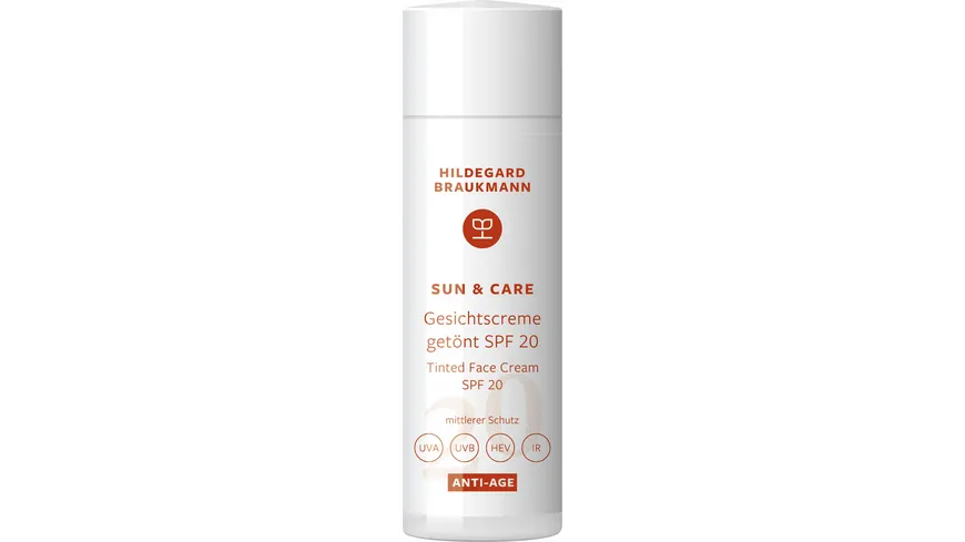 HILDEGARD BRAUKMANN SUN & CARE ANTI-AGE Gesichtscreme getönt SPF 20 50 ml