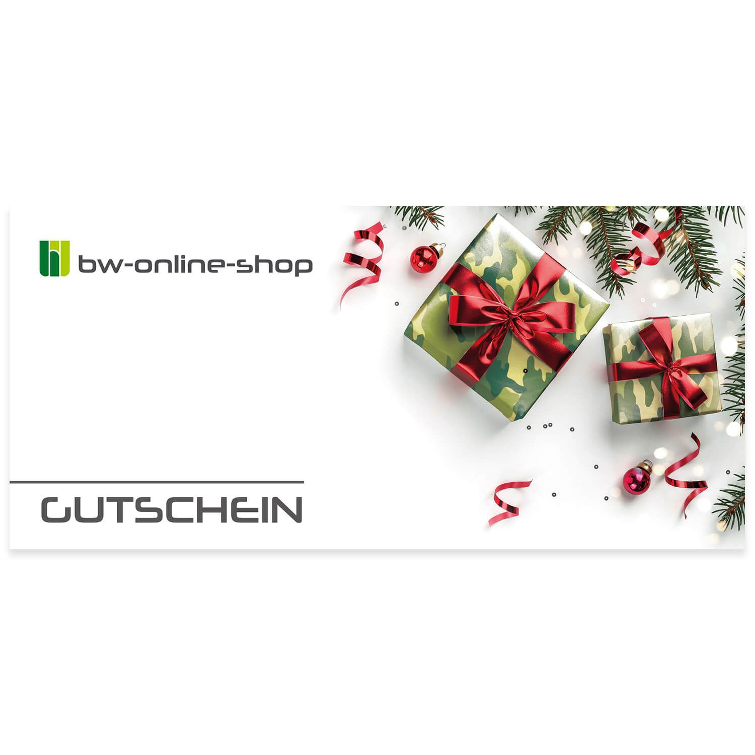 Gutschein Motiv Weihnachten