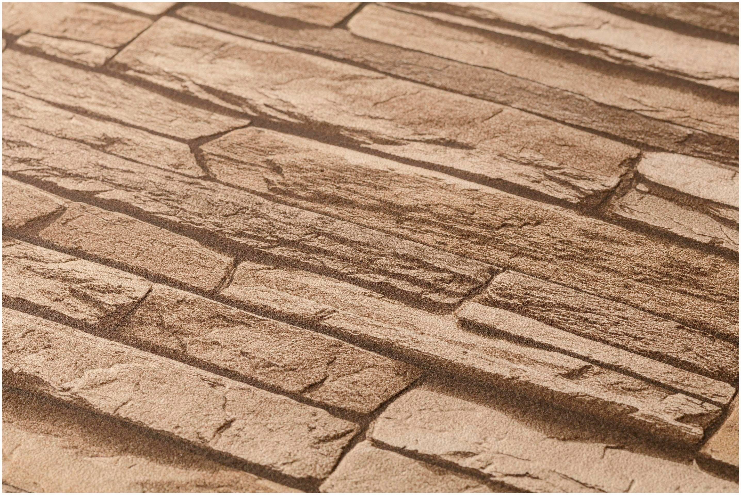 living walls Vliestapete Best of Wood`n Stone 2nd Edition, Steinoptik, Modern Tapete Stein