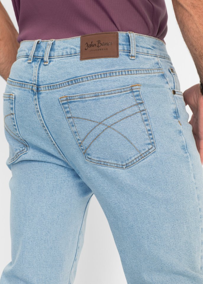 Classic Fit Stretch-Jeans, Straight
