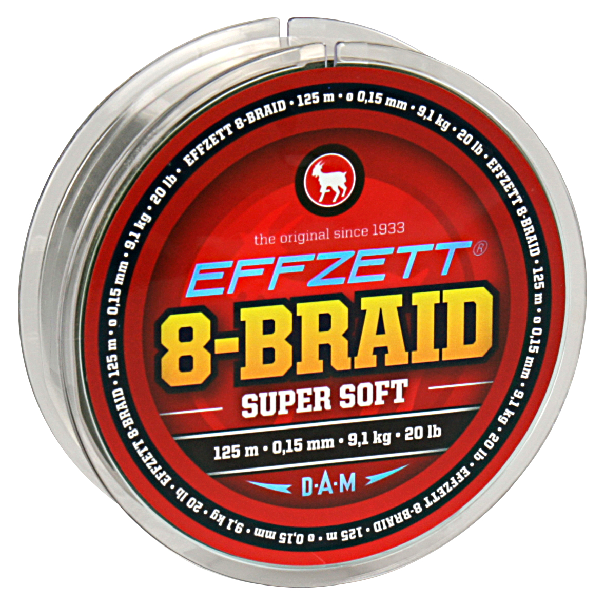 Effzett Angelschnur 8-Braid (Moss Green, 250 m)
