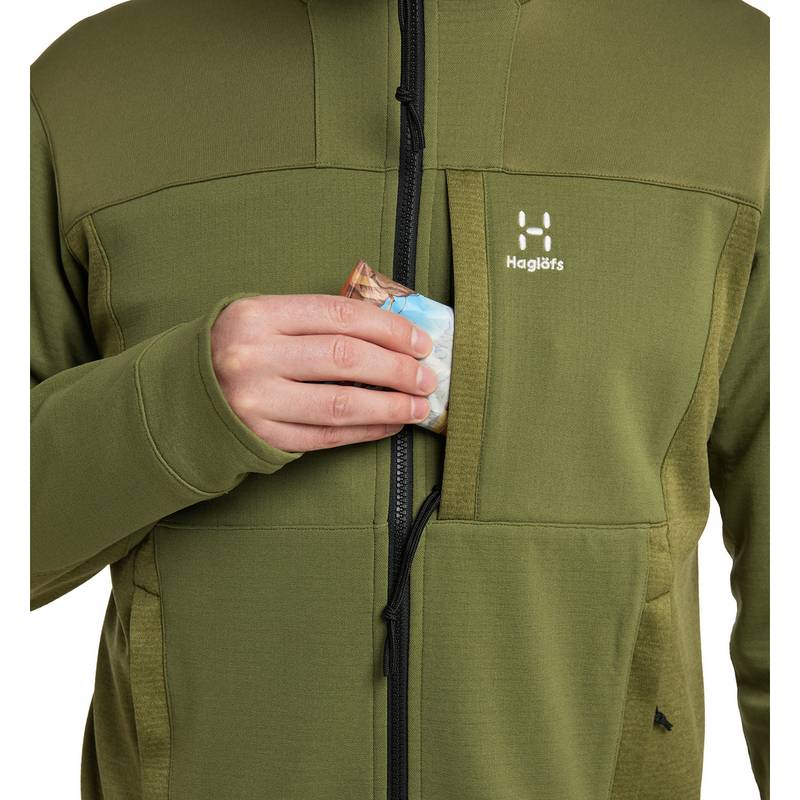 Haglöfs Vassi Mid Hood Fleecejacke Herren