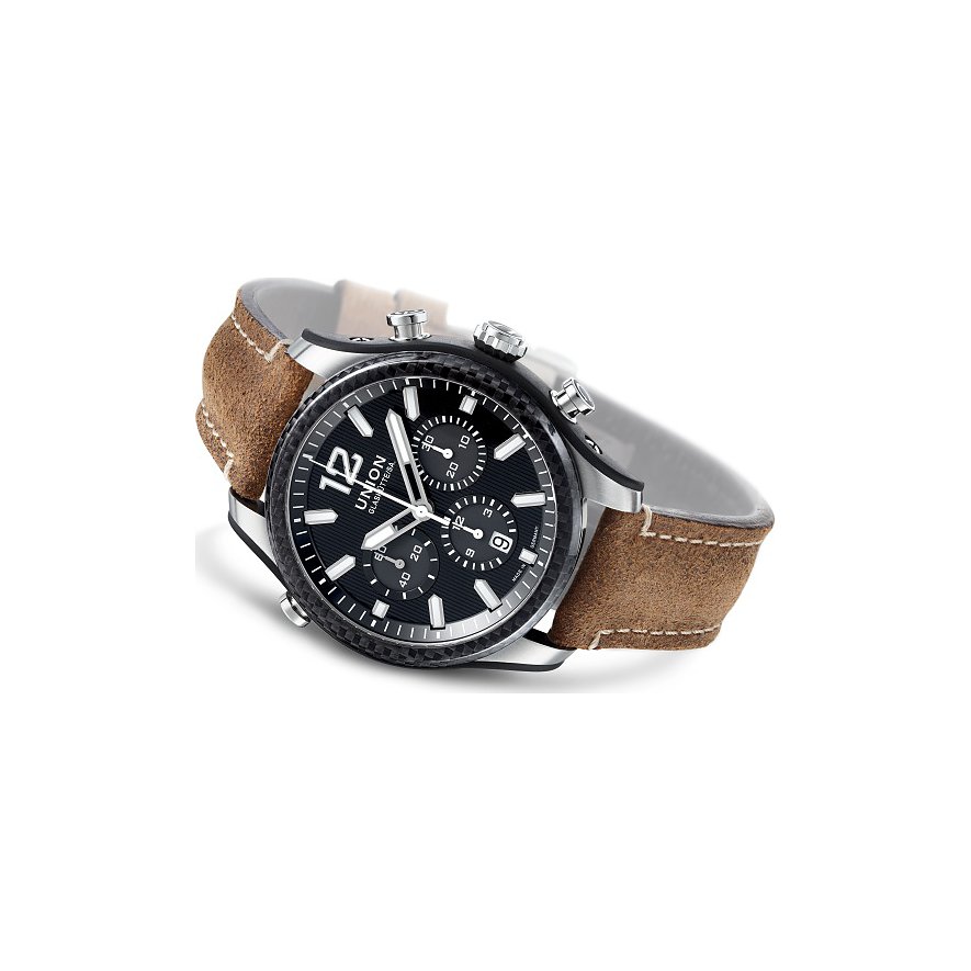 Union Glashütte Uhren-Set inkl. Wechselarmband Belisar Chronograph Sport